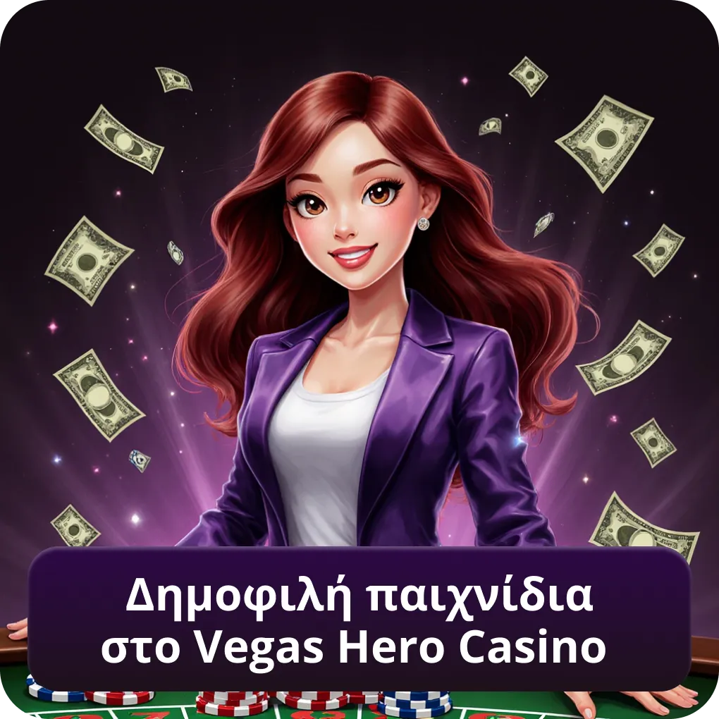 Δημοφιλή Παιχνίδια στο Vegas Hero Casino