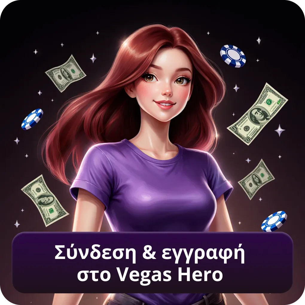 Σύνδεση & Εγγραφή στο Vegas Hero